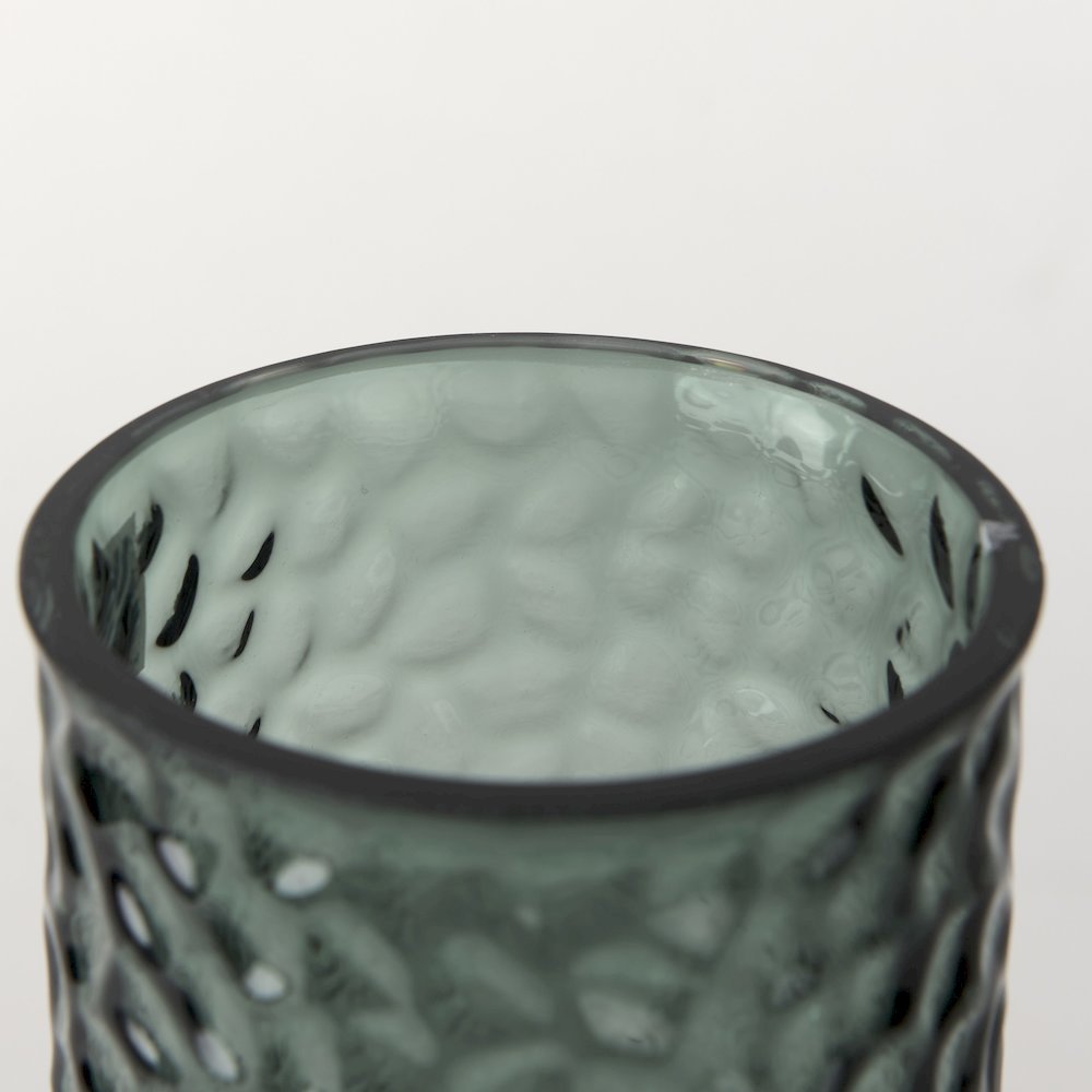Jolene Tall Green Glass Vase. Picture 5