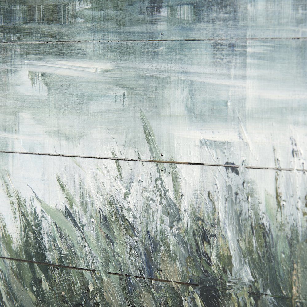 Mere Pond Lake 60x40 Hand Painted on Wood Oil Painting. Picture 5