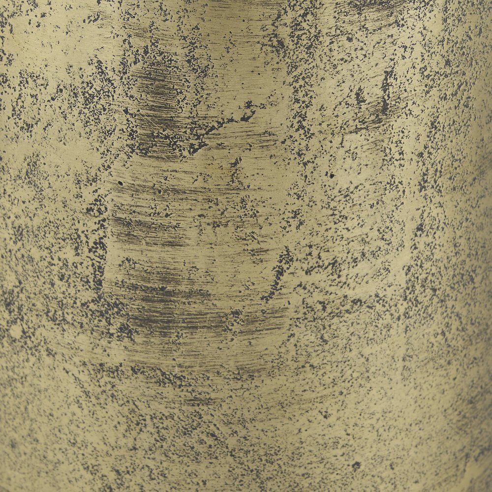 Quonset Extra Tall Brass Finished Aluminum Metal Pillar Object. Picture 5
