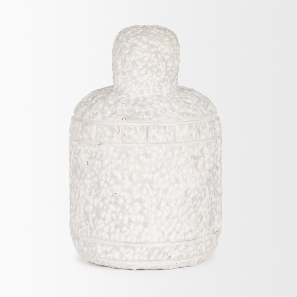Irina Large White Marble Door Stopper. Picture 3
