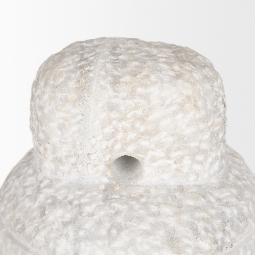 Irina Large White Marble Door Stopper. Picture 5