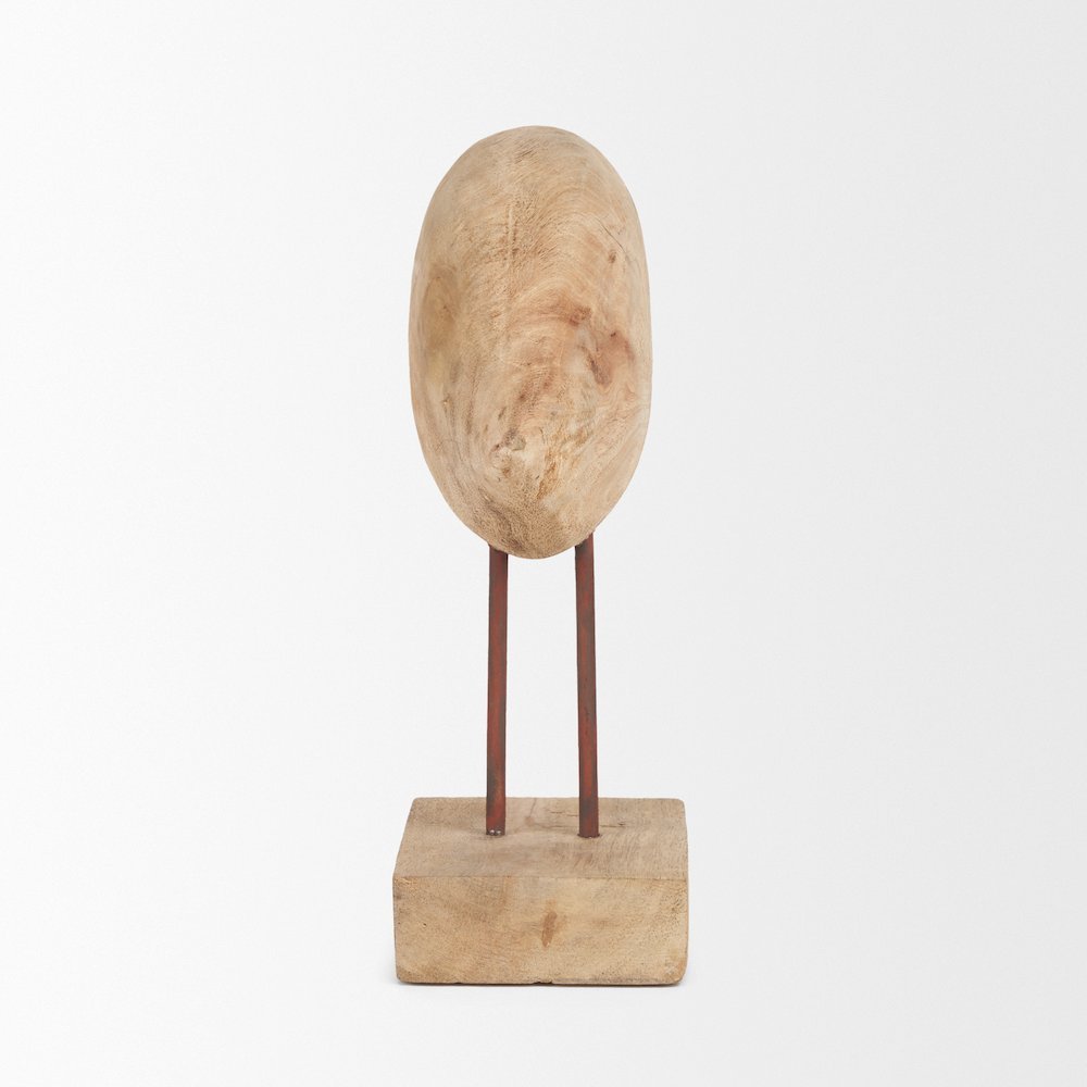 Riri Wooden Bird Decorative Object. Picture 4