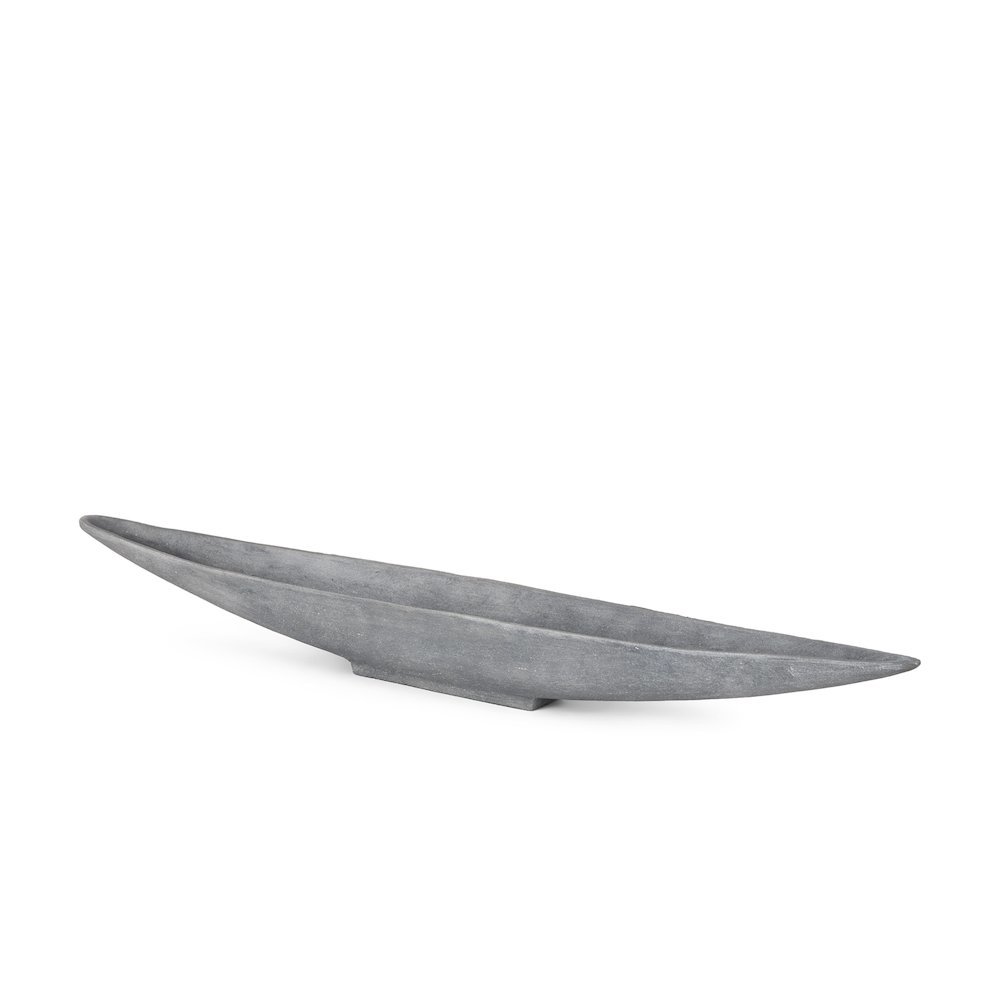 Piero Large Concrete Finished Metal Decorative Bowl. Picture 1