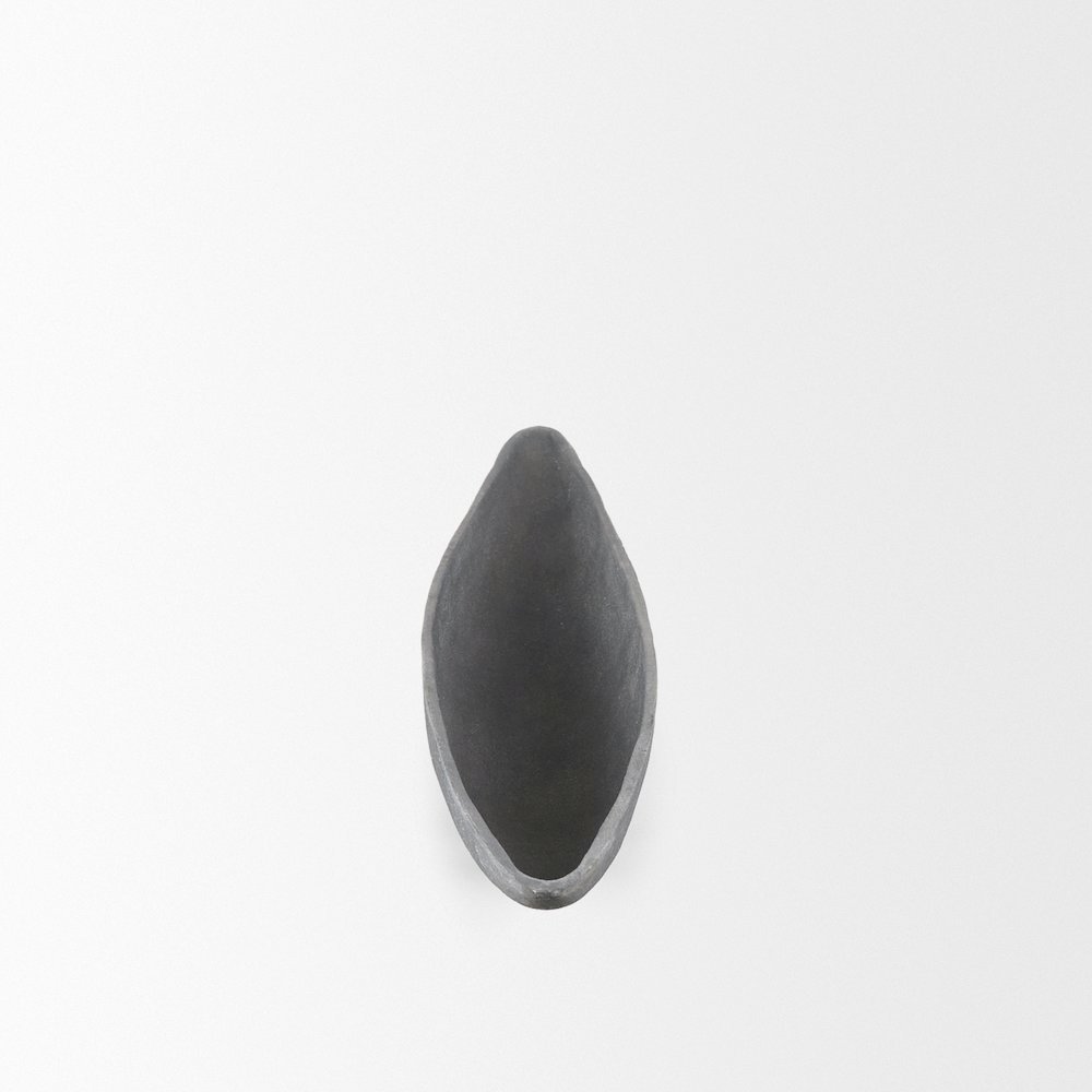 Piero Large Concrete Finished Metal Decorative Bowl. Picture 3