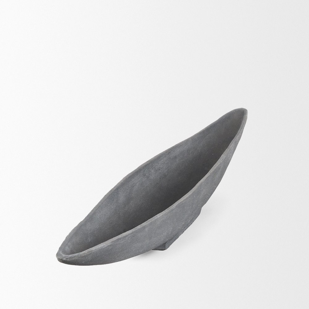 Piero Large Concrete Finished Metal Decorative Bowl. Picture 4