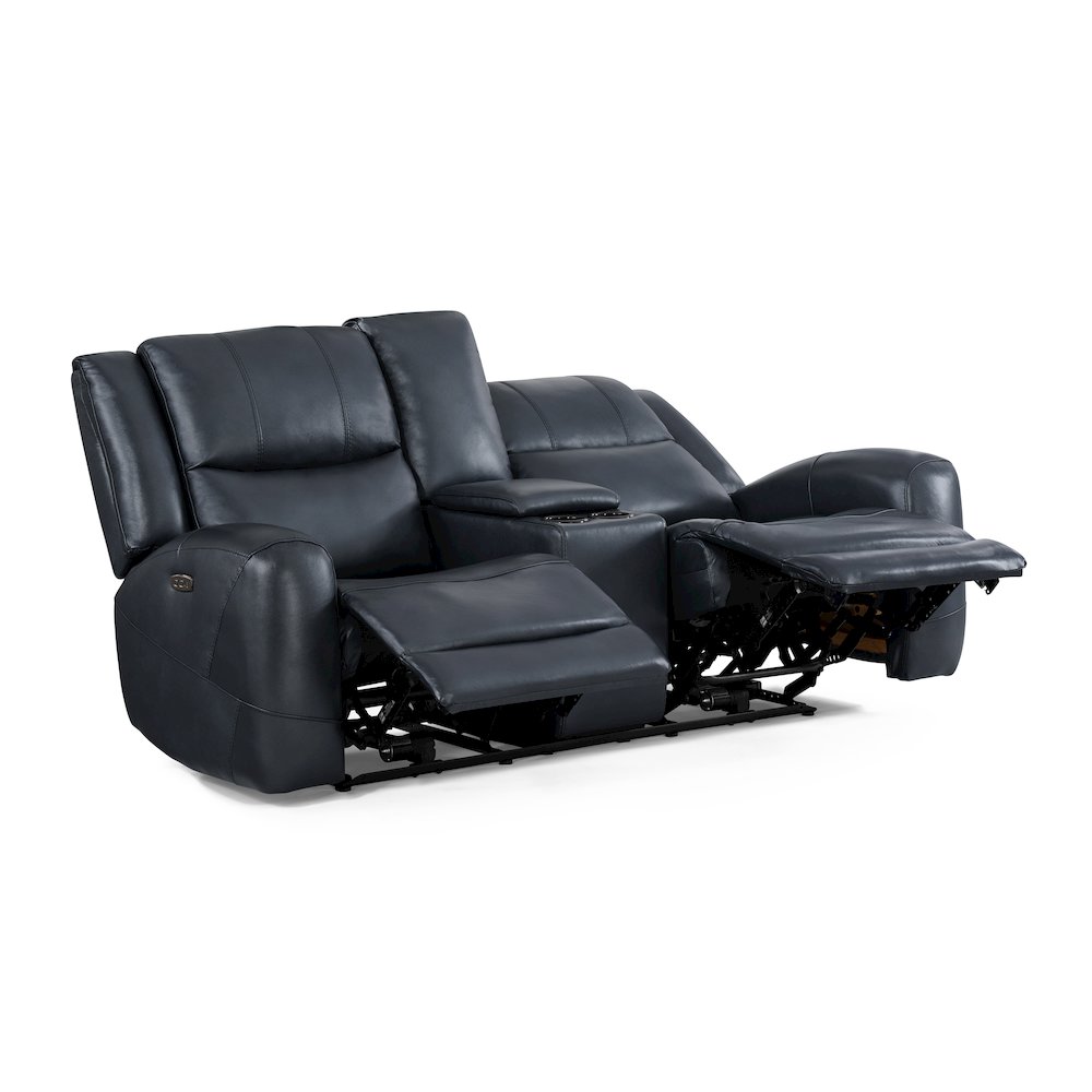 Cozura 3-Piece Leather Power Recling Living Room Set. Picture 15