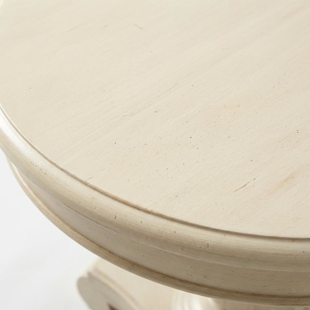 White, Pedestal Table, Pedestal Base, Quality Build. Picture 6