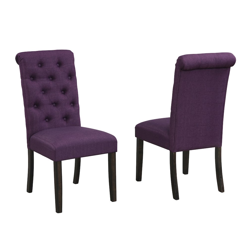 Leviton Urban Style Dining Set: Table and 4 chairs, Purple. Picture 6