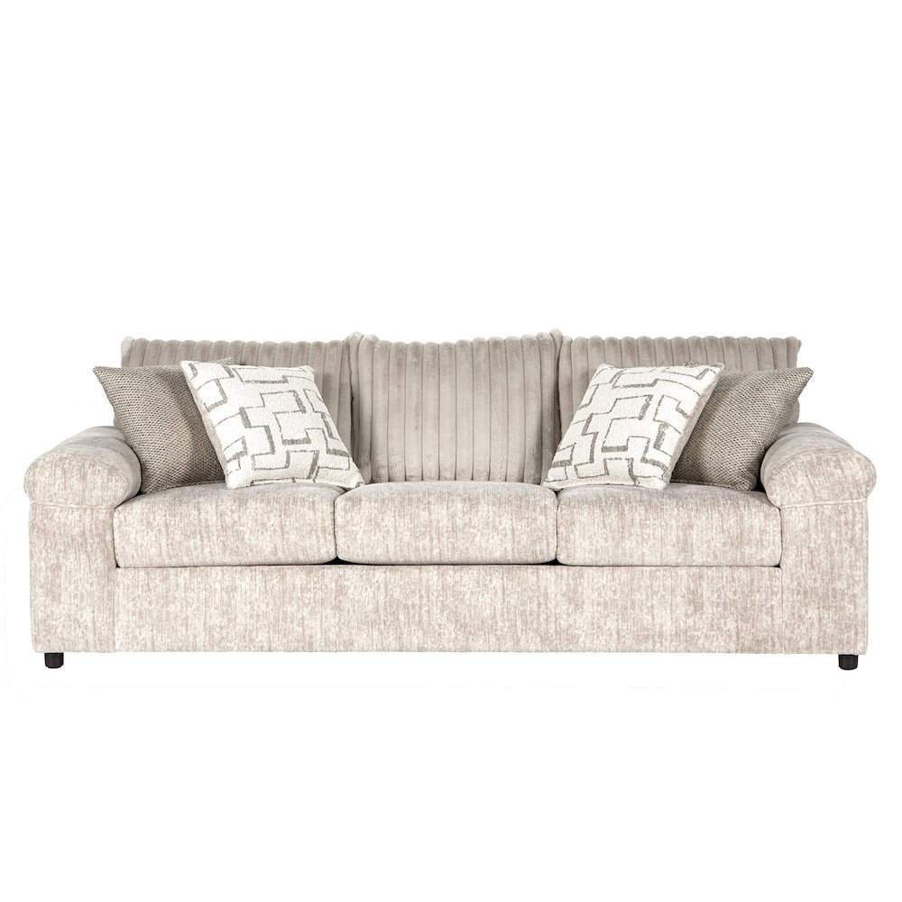 Nason Wide Wale Corduroy Sofa and Loveseat Set, Parchment. Picture 7