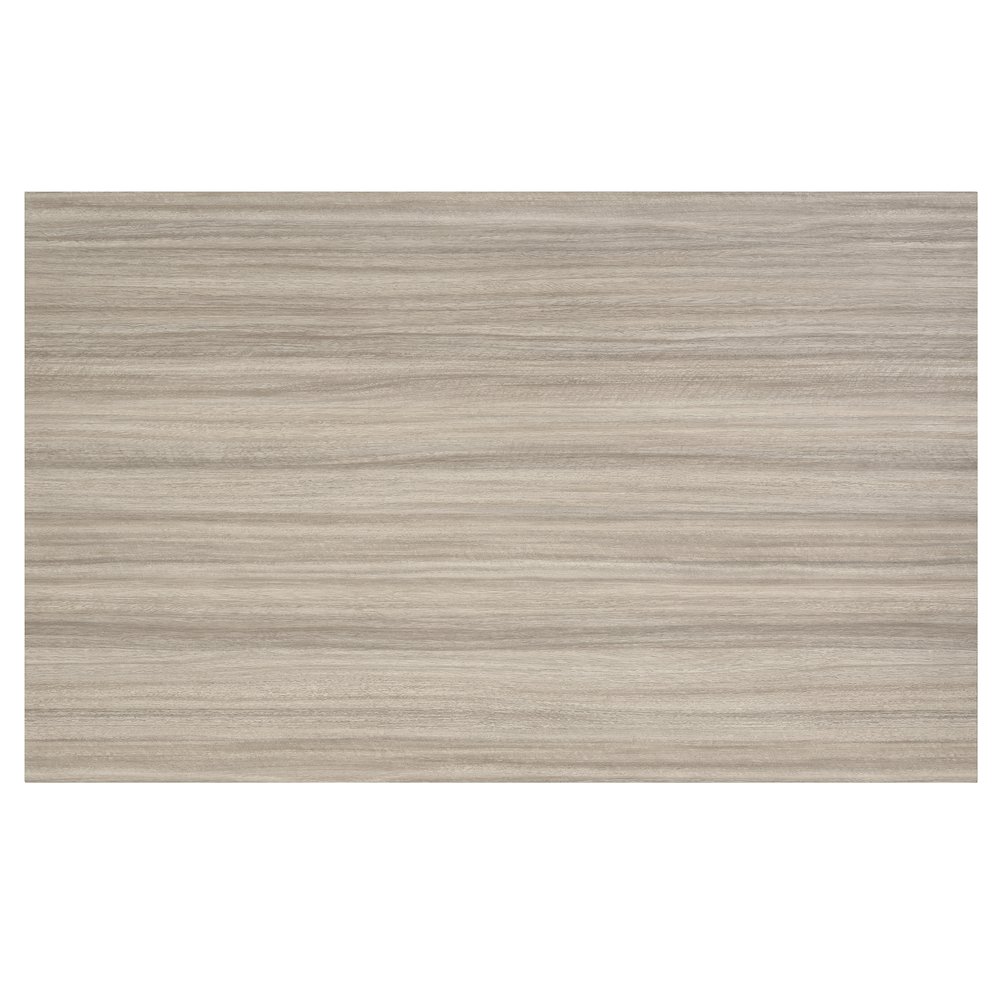 Alwynn Contemporary Rectangular Dining Table, White and Natural Wood. Picture 7