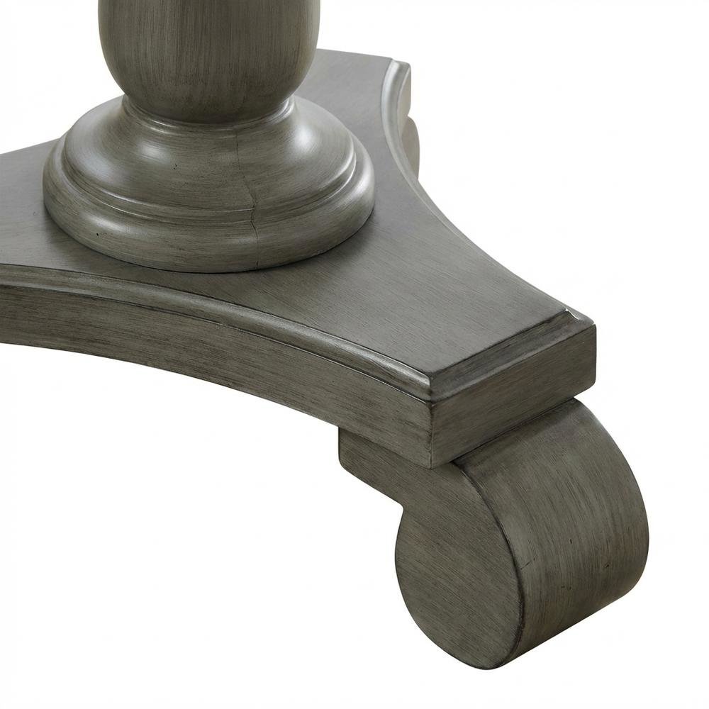 Grey, Pedestal Table, Pedestal Base, Quality Build. Picture 5