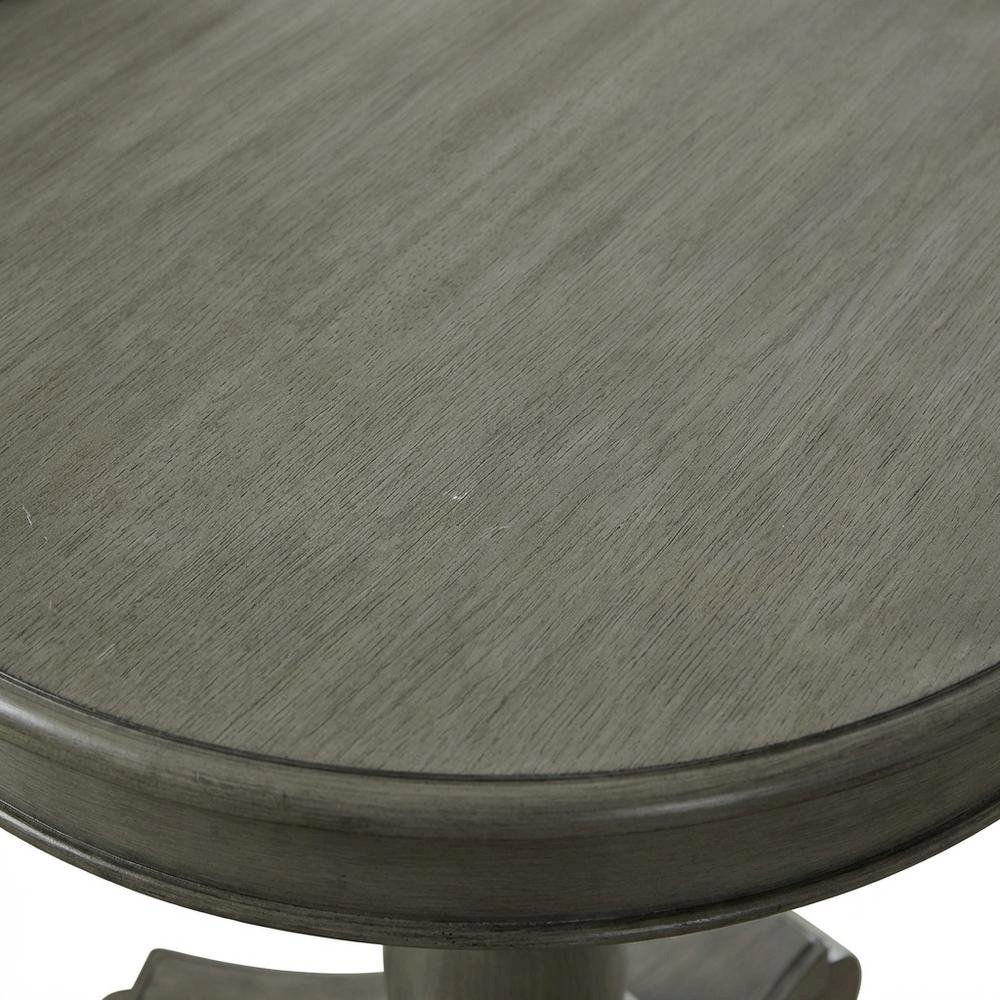 Grey, Pedestal Table, Pedestal Base, Quality Build. Picture 6