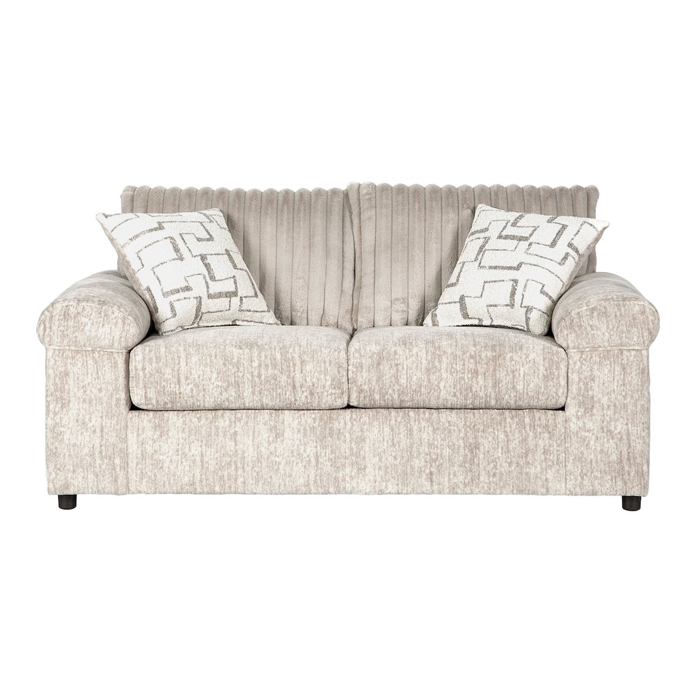 Nason Wide Wale Corduroy Sofa and Loveseat Set, Parchment. Picture 6