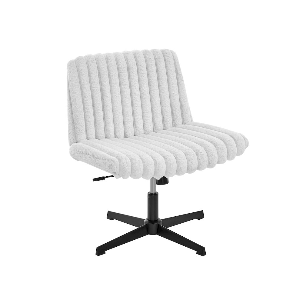 Blynn Adjustable Swivel Criss Cross Chair, Office Chair Vanity Chair. Picture 9