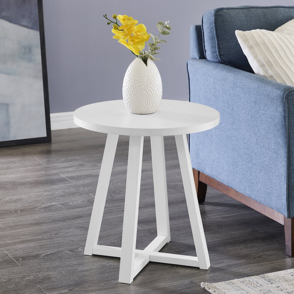 Modern Harmony 3-Piece Wood Oval Coffee Table Set. Picture 10