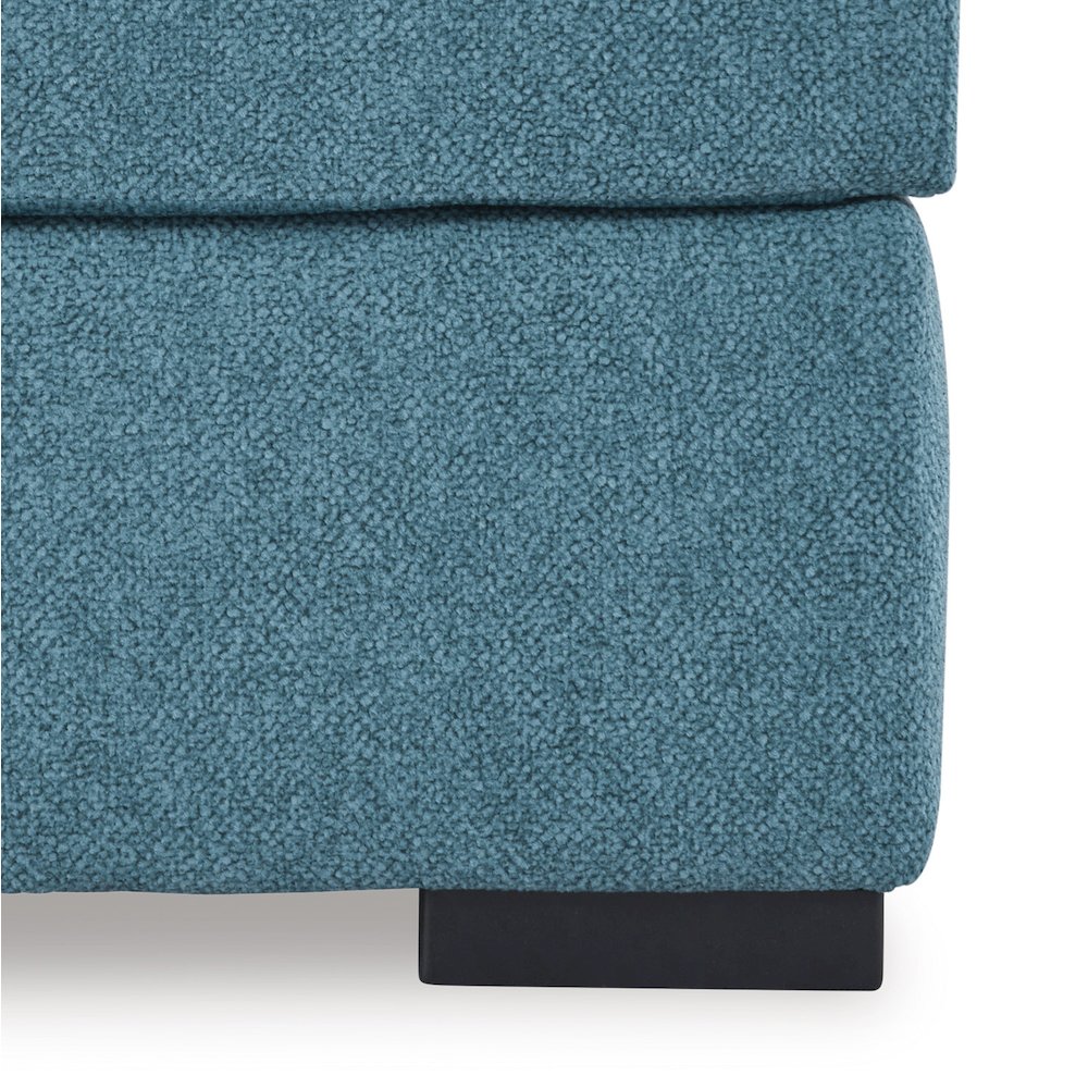 Clareen Upholstered Stationary Sofa, Teal. Picture 4