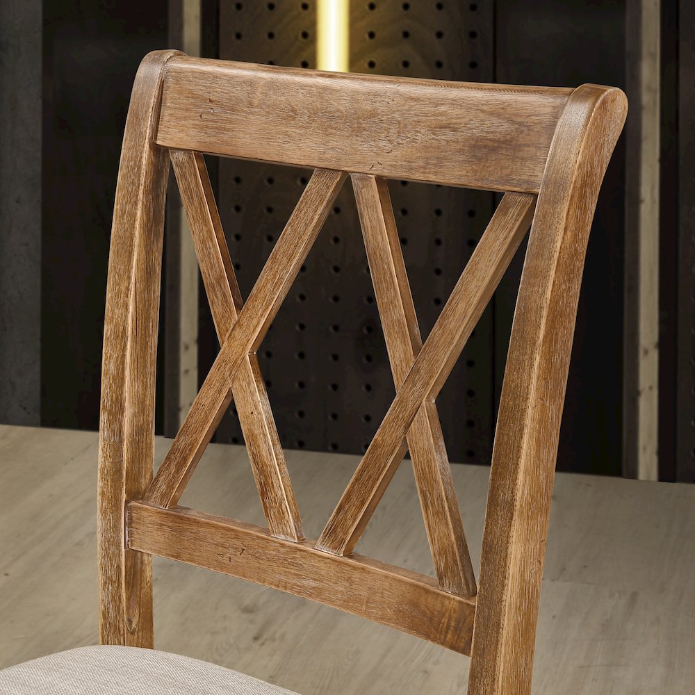 Windvale Fabric Upholstered Dining Chair Set of 2. Picture 3