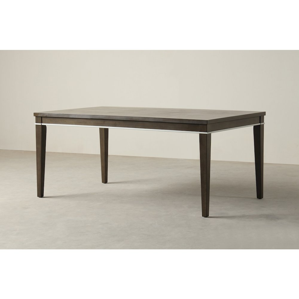 Aberll Wood Dining Room Set, Table with 4 Side Chairs, Gray. Picture 4