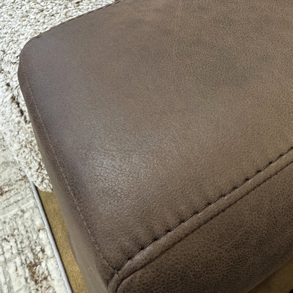 Marvella Living Room Sofa with Chocolate Faux Leather. Picture 10
