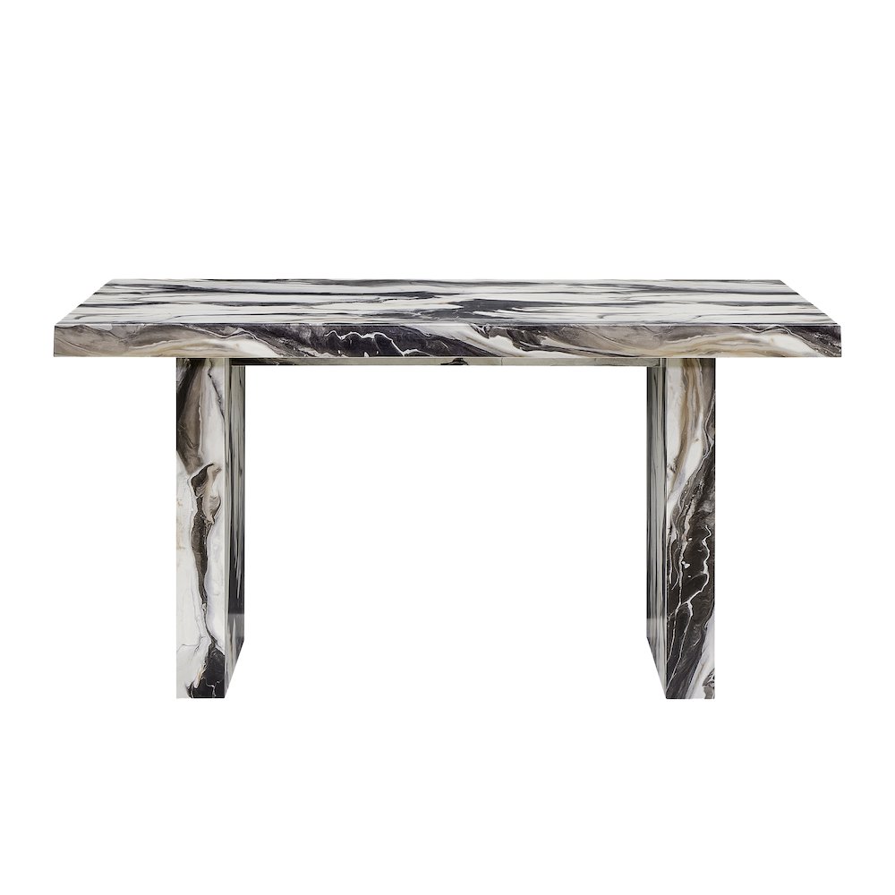 Cavira Modern Faux Marble Counter Height Dining Table. Picture 8