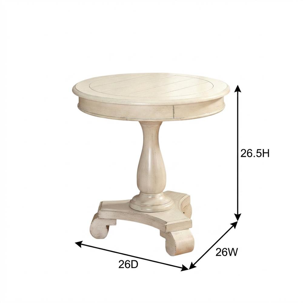 White, Pedestal Table, Pedestal Base, Quality Build. Picture 7