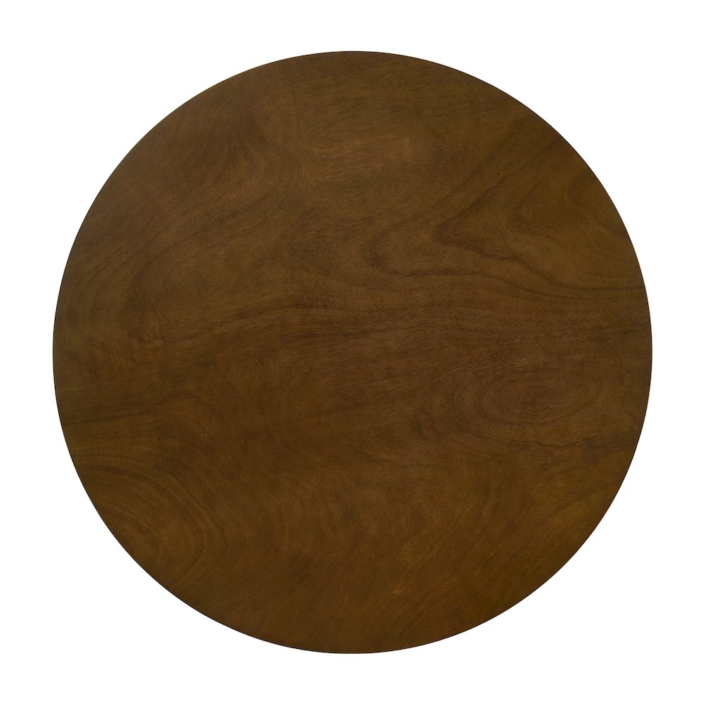 Arnott 5-Piece Dining Set, Round Dining Table, 4 Stylish Chairs, Walnut Finish. Picture 12