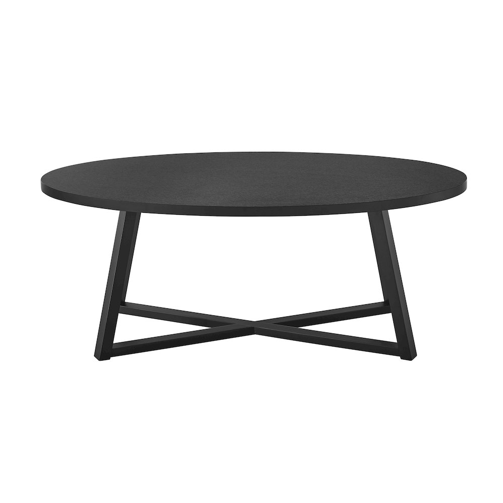 Modern Harmony 3-Piece Wood Oval Coffee Table Set. Picture 3