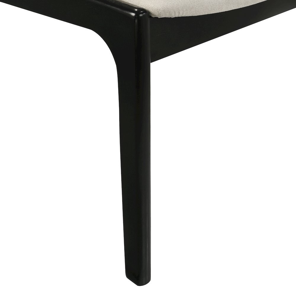 Lavin Walnut Finish Upholstered Dining Chairs, Set of 2. Picture 13