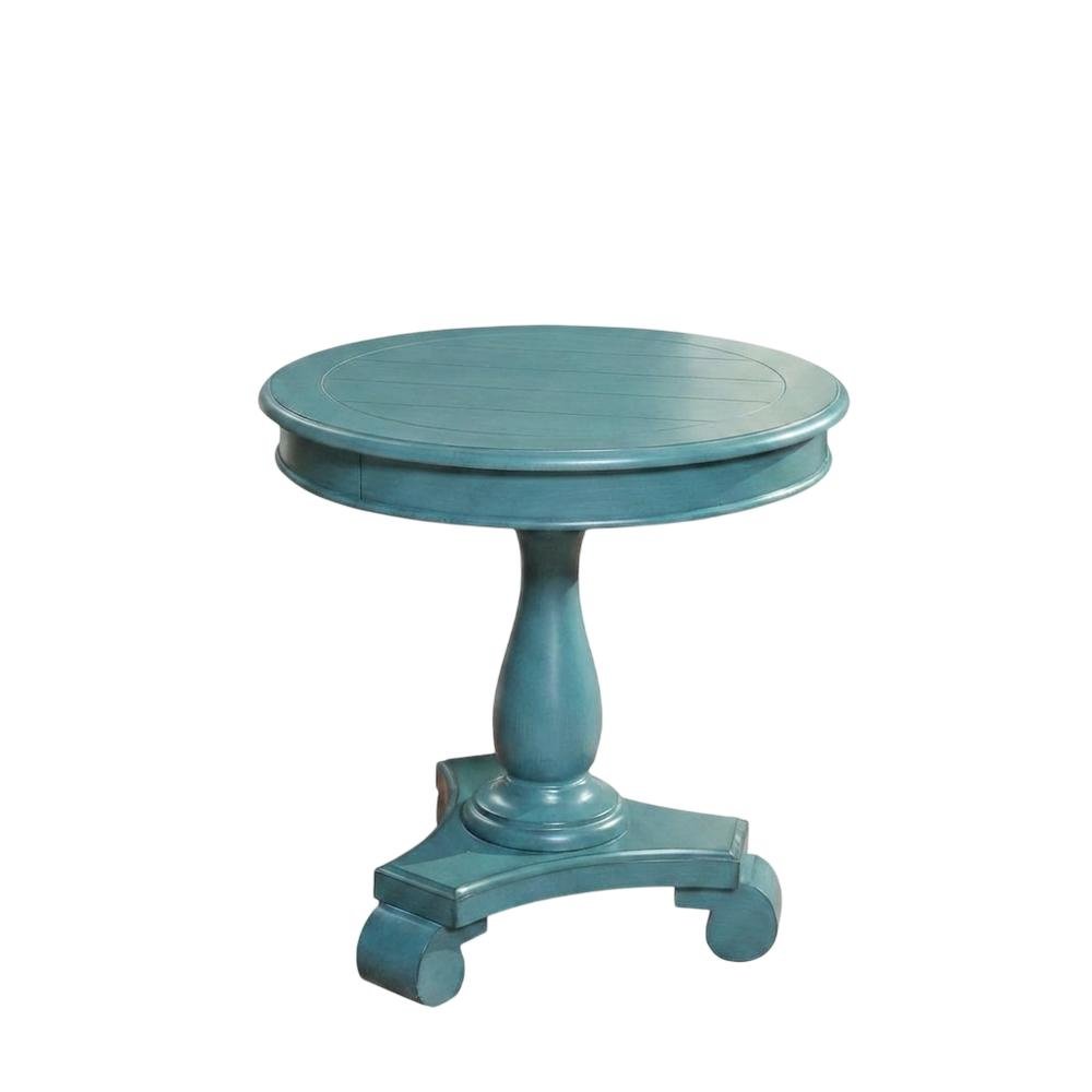 Teal, Pedestal Table, Pedestal Base, Quality Build. Picture 4