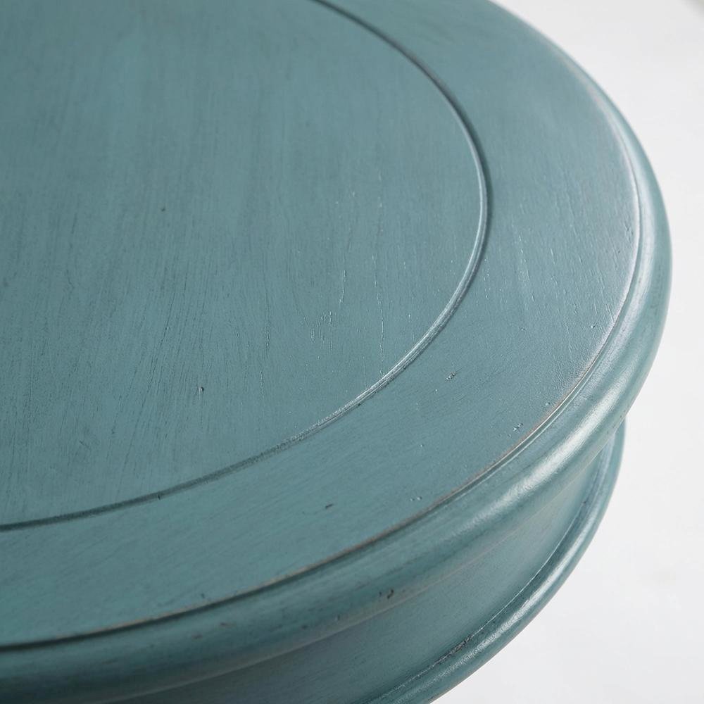 Teal, Pedestal Table, Pedestal Base, Quality Build. Picture 6