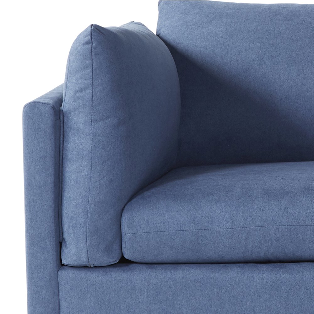 Enda Oversized Living Room Pillow Back Cuddler Arm Chair, Image Navy. Picture 4
