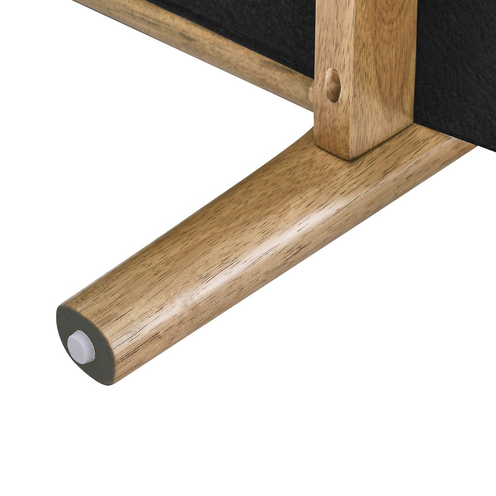 Eterna Mid-Century Modern Accent Chair with Pillow. Picture 5