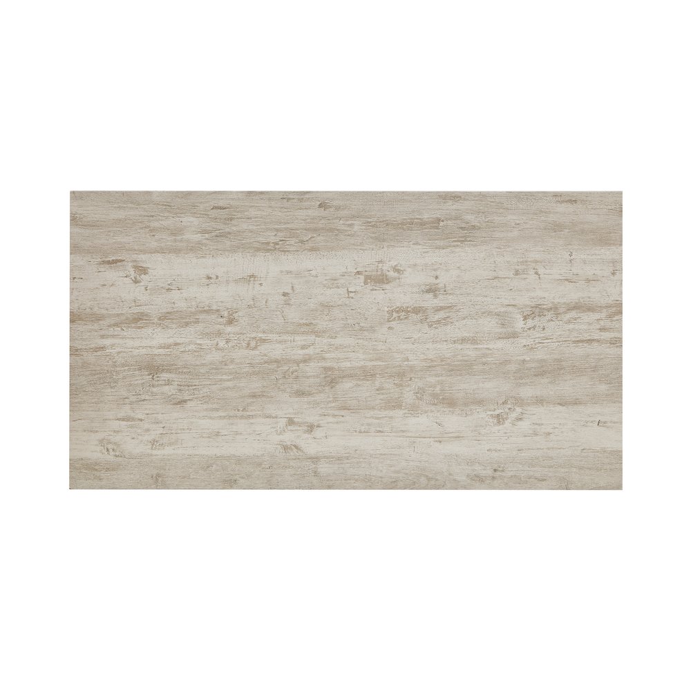 Mchome Contemporary Coffee Table, Weathered Gray and Beige. Picture 8