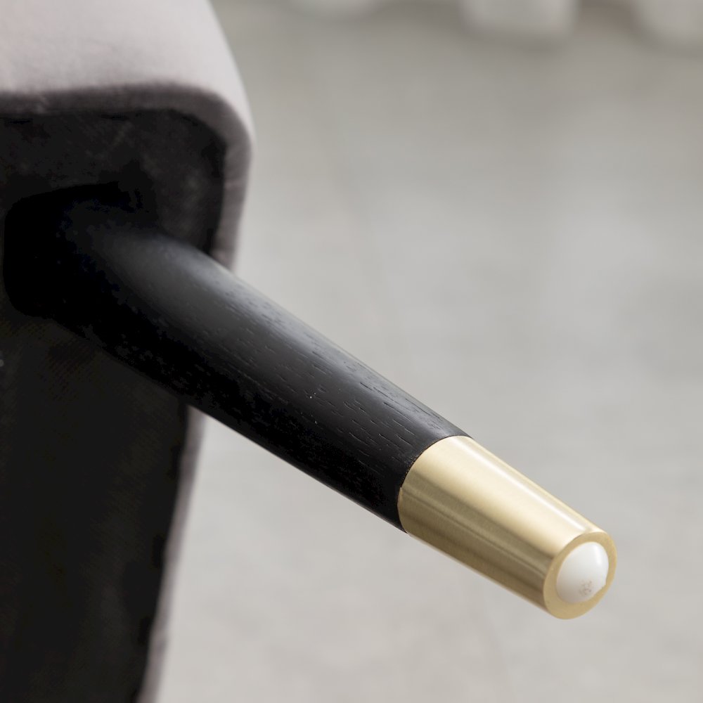 Elon Contemporary Velvet Upholstered Accent Chair, Gray. Picture 14