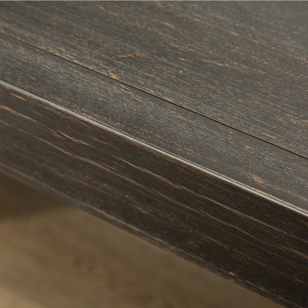 Leviton Antique Black Finished Wood Dining Set, Table with Four Chair, Purple. Picture 9