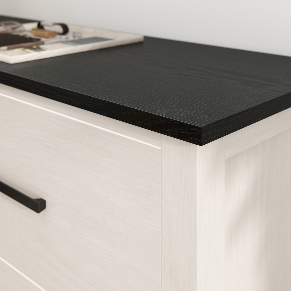 Realynn 6-Drawer Bedroom Dresser, Off-White Finish. Picture 7