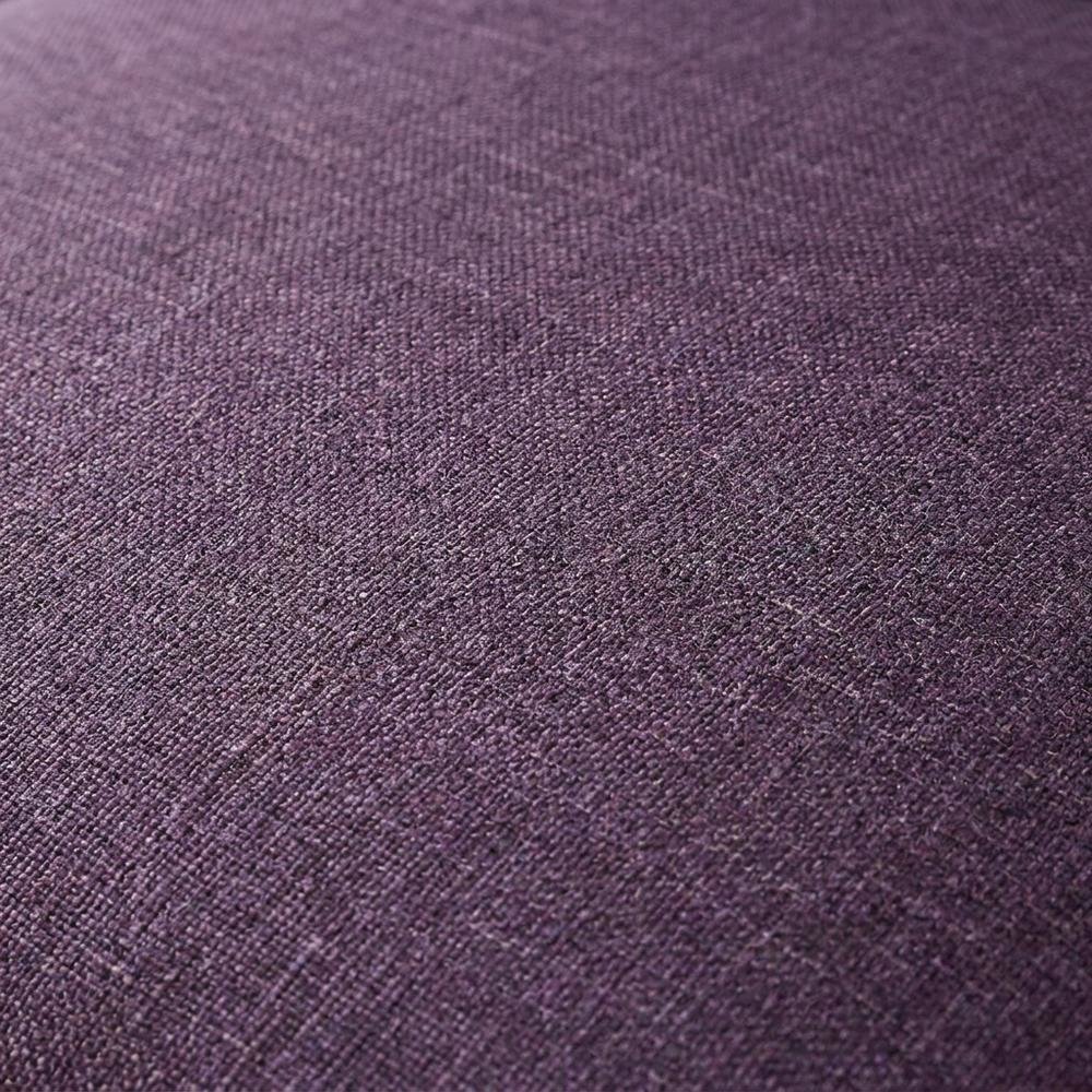 Solid Wood Tufted Parsons Upholstered Fabric Dining Chairs, Purple, Set of 2. Picture 6