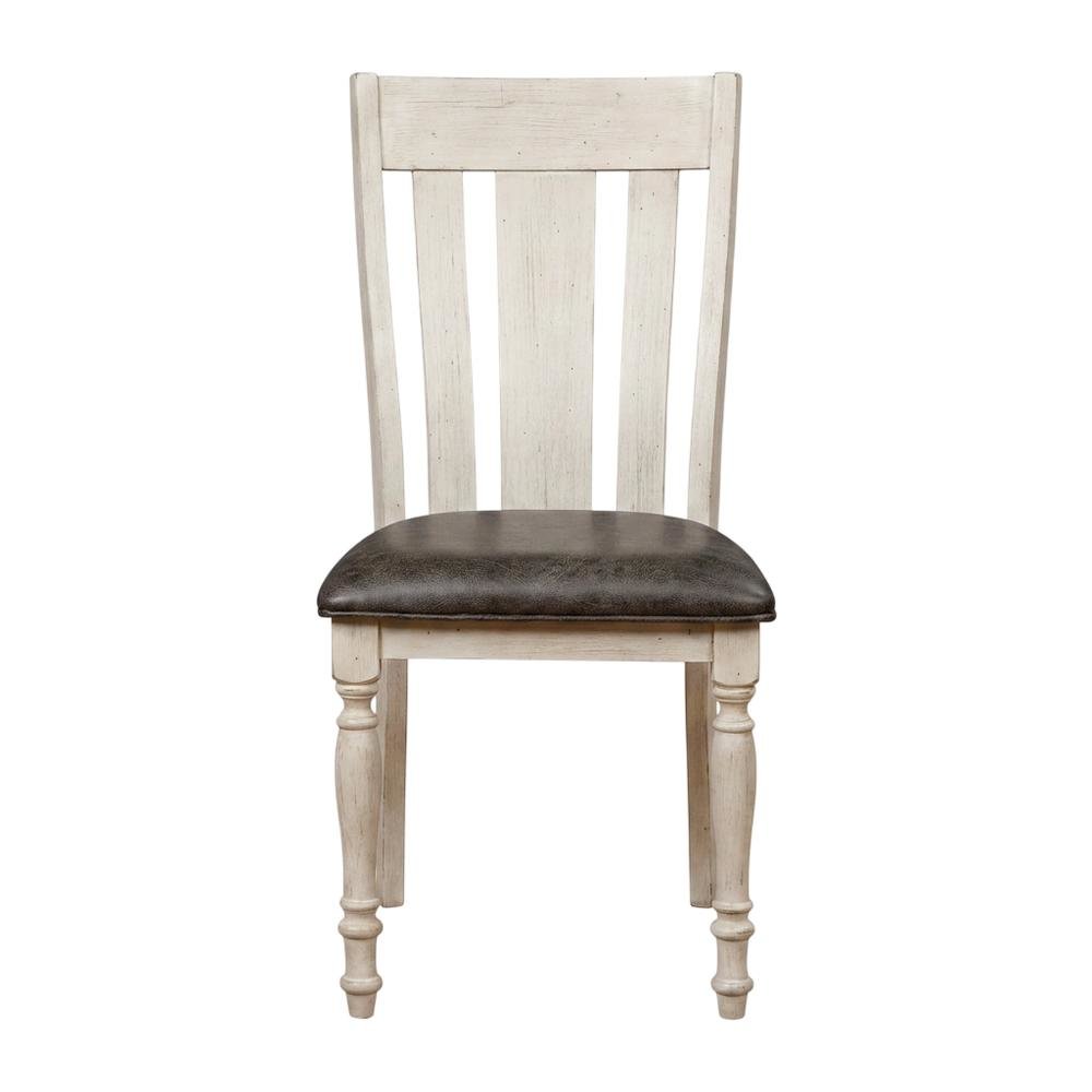 Upholstered Wood Dining Chair with Turned Legs for Dining Room, Beige, Set of 2. Picture 1