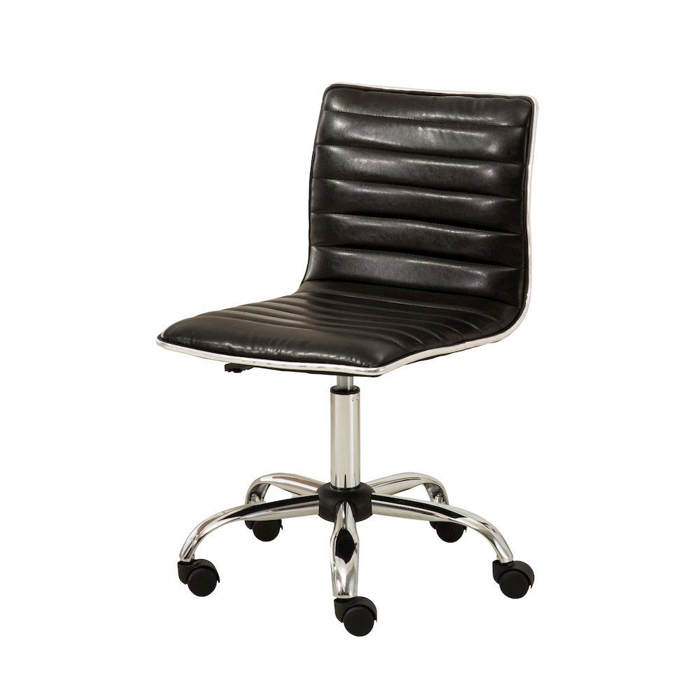 Fremo Chromel Contemporary Office Chair, Black. Picture 1