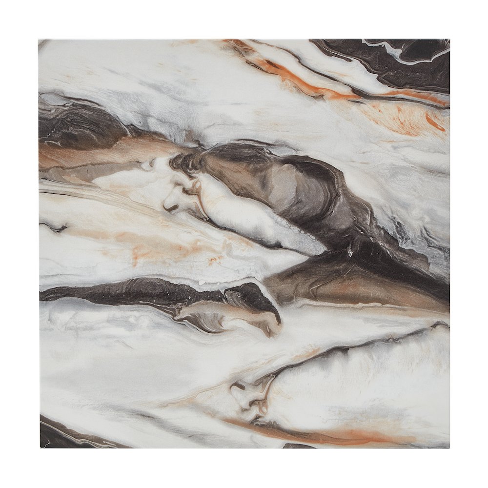 Cavira 3-Piece Faux Marble Coffee Table Set, Table and Two End Tables, Off-white. Picture 14