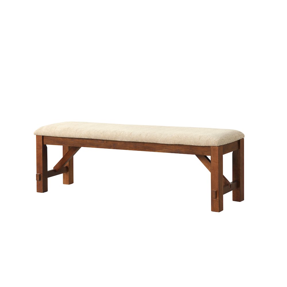 Karven Solid Wood Dining Bench. Picture 6