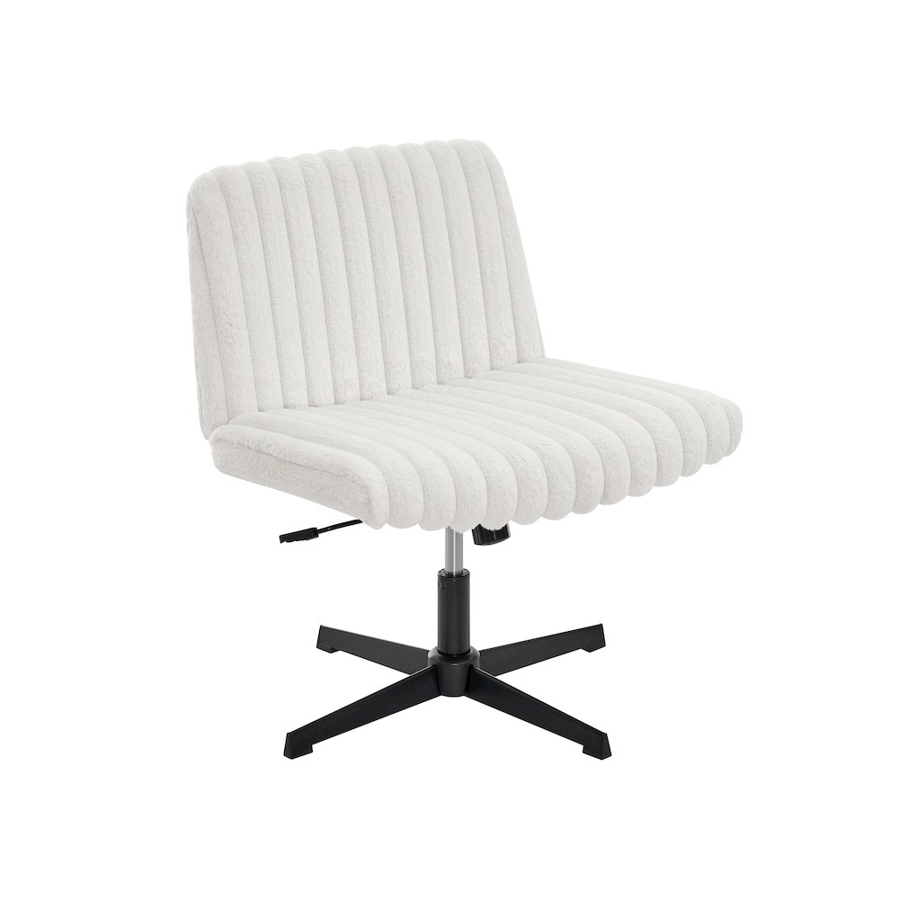 Blynn Adjustable Swivel Criss Cross Chair, Office Chair Vanity Chair. Picture 14