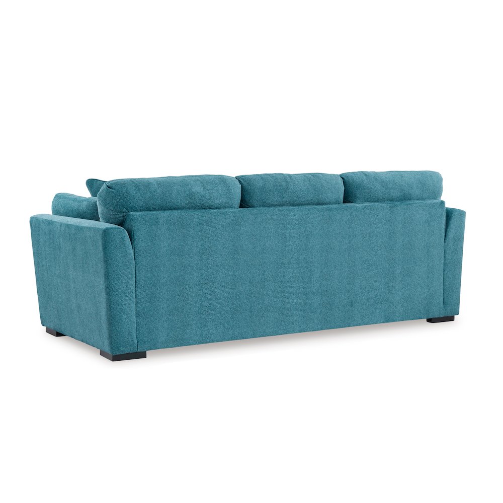 Clareen Upholstered Stationary Sofa, Teal. Picture 2