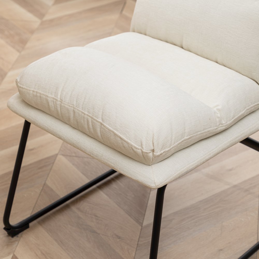 Milos Upholstered Dining Chairs, Set of 2. Picture 9