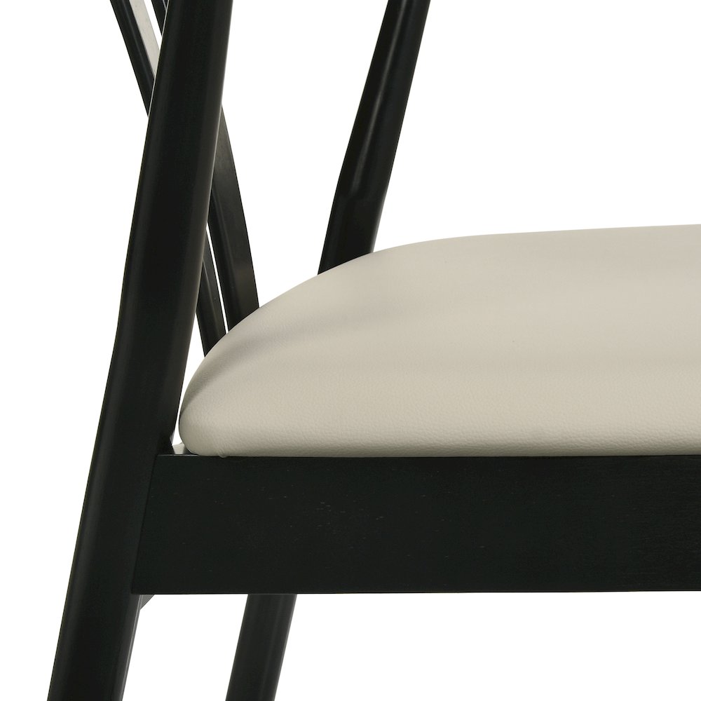 Lavin Wishbone Dining Chairs, Set of 2, Black. Picture 12