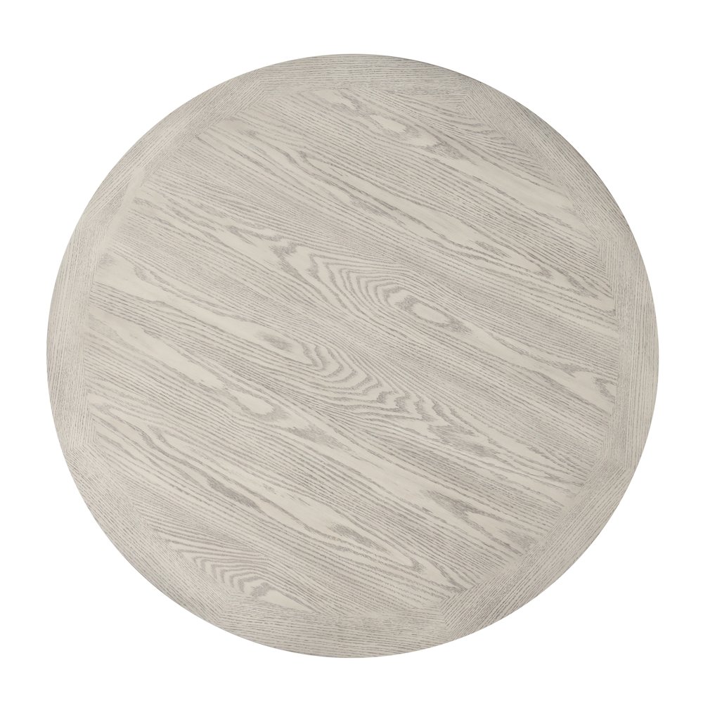 Gates Round Dining Table, Criss-Cross Base, Gray. Picture 9