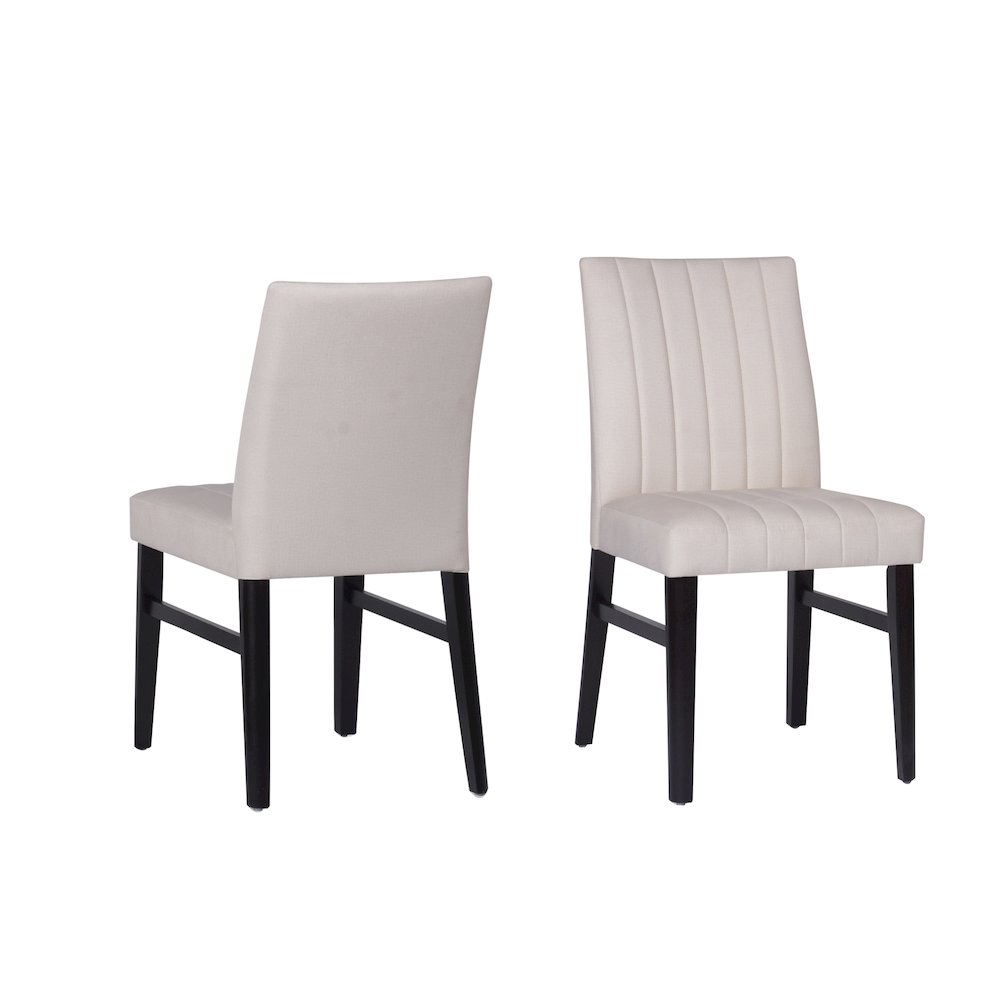 Wendell Contemporary Upholstered Dining Chairs, Set of 2. Picture 1