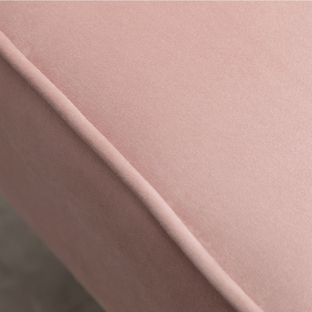 Elon Contemporary Velvet Upholstered Accent Chair, Pink. Picture 10