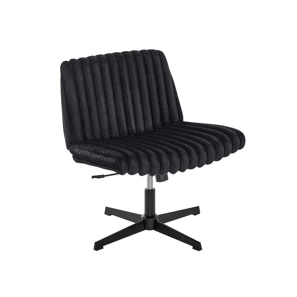 Blynn Adjustable Swivel Criss Cross Chair, Office Chair Vanity Chair. Picture 9