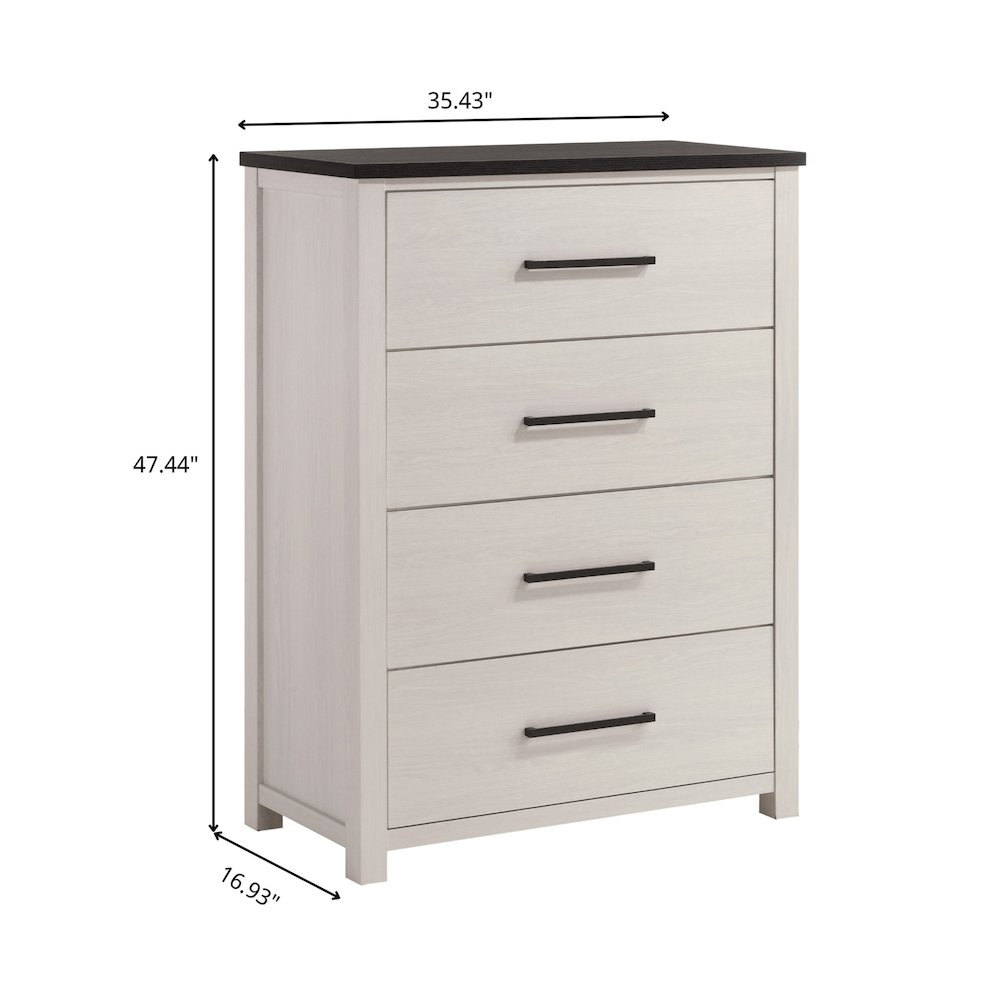 Realynn 5-Pc Bedroom Set, King Panel Bed, Dresser, Mirror, Chest, Nightstand. Picture 15